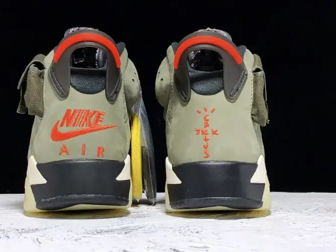 Reps TB x Scott Medium 6 Travis CN1084-200 Air Olive Jordan 0527